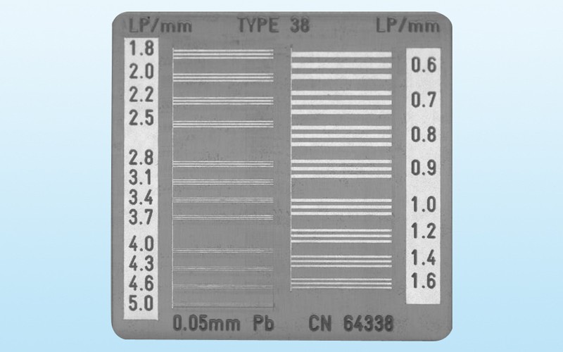 Line Pair Patterns Test Phantoms QUART XRay QA QC Solutions
